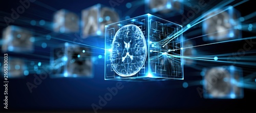 Radiology data monitoring with luminous digital streams and translucent grayscale panels