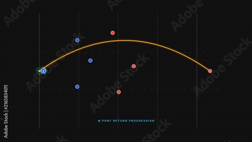Abstract data visualization showing a parabolic curve with scattered data points on a dark background.
