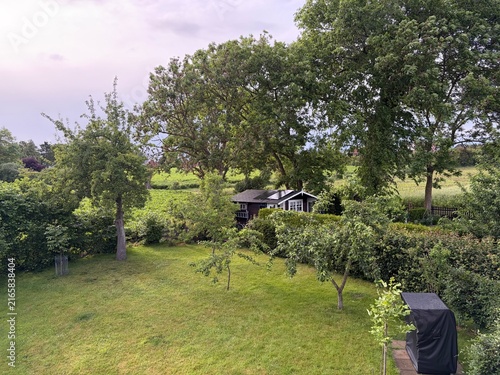 Obraz na plátně Schöne Naturlandschaft in Dannau, einem Ortsteil der Stadt Oldenburg in Holstein