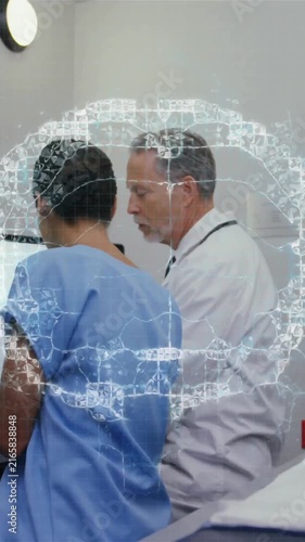 Animation of scientific data processing over diverse doctors