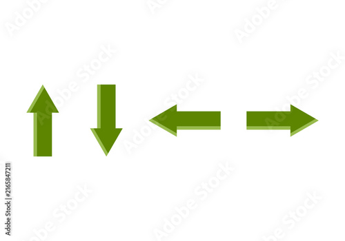 Arrow icon set or arrow symbol set isolated on a transparent background.