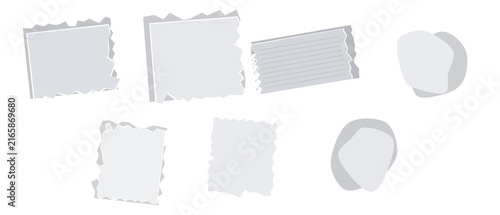 Quadro su tela A diverse compilation of abstract gray shapes and forms presented individually o