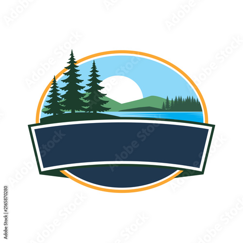 forest view emblem logo