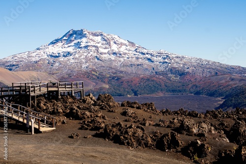 Konstfotografi Mirador al volcan Tolhuaca, region de la Araucania, Chile