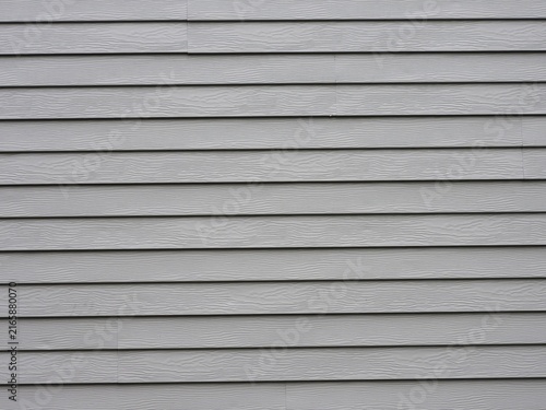 gray vinyl siding wall