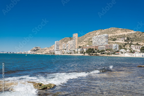 Coastal Mediterranean Resort Town with Beaches and Mountains
