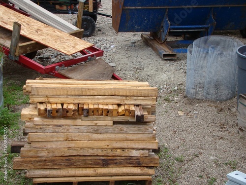 construction site wood project