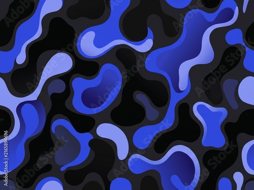 Abstract Blue Purple Pattern Texture