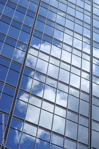Skyscraper detail of windows