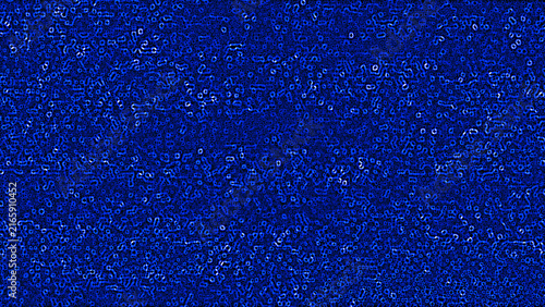 Blue Metallic Grain Texture Background with Shimmering Abstract Surface.
