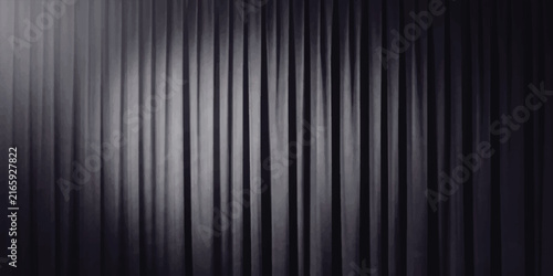 Dark Blue Metallic Striped Background with Vertical Lines, Textured Steel Pattern, Abstract Gray Silver Wallpaper Design and Industrial Vector Backdrop