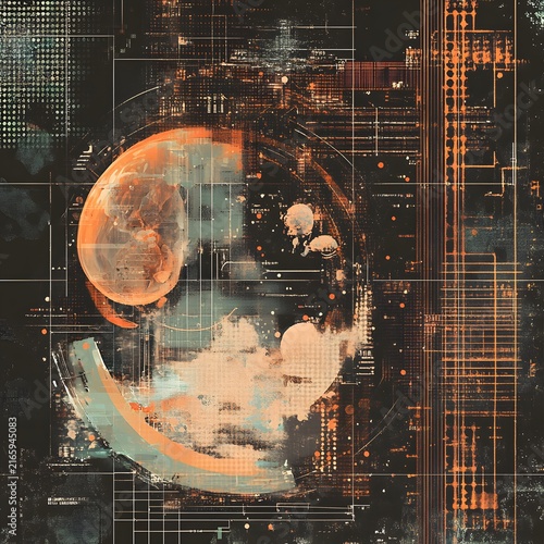 A futuristic illustration depicting the ethical challenges of manipulating embryos in research, with abstract representations of genetic codes and moral dilemmas in the context of modern biotechnology