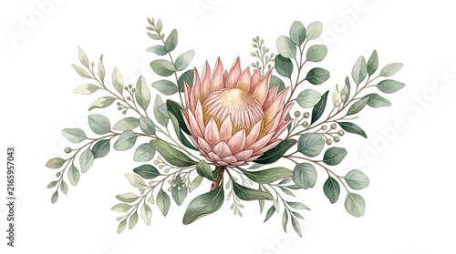 Exotic King Protea Flower Floral Arrangement