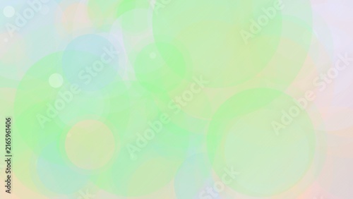 Soft Pastel Overlapping Circles Abstract Background