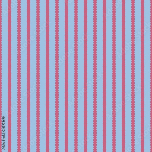 Foto Two-tone pink and blue vertical bubble stripe pattern