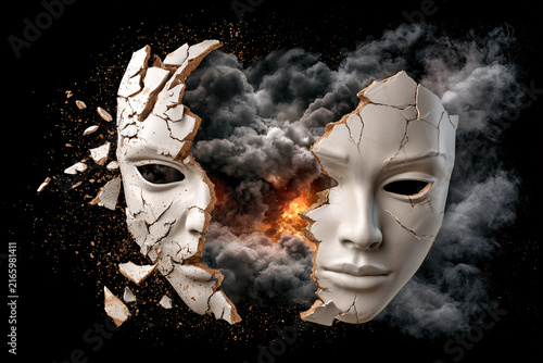 Fractured Faces Masks, Power, and Destruction