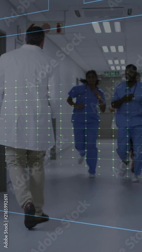 Animation of medical data processing over diverse doctors
