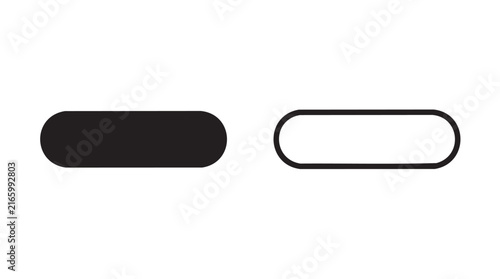 Bild auf Leinwand minus icon, simple line art design