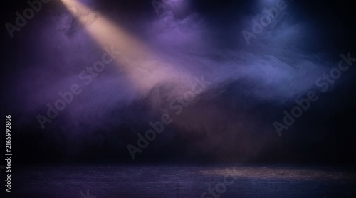 Stage Fog Diagonal Spotlight