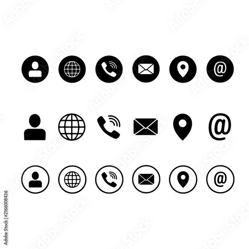 Web and Website Icon Set Vector for Computer and Mobile Interface