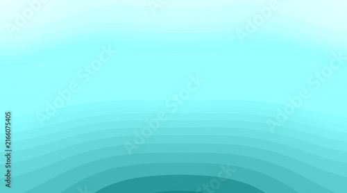 Cuadro en lienzo Beautiful Aqua Wave Illustration Inspired By Water Droplet Ripples