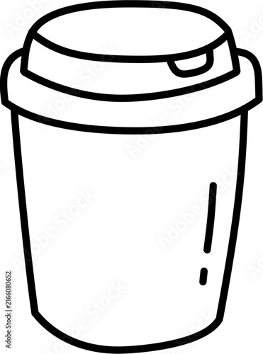 vector illustration of a cup.