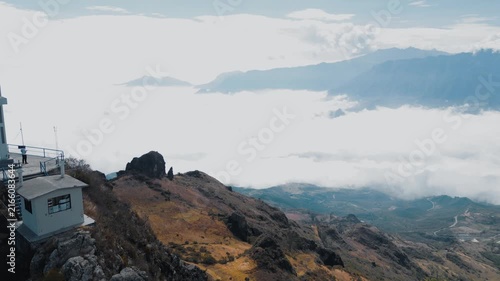 Video of the Llama Village overlooking a sea of ​​clouds in Chota, Cajamarca, Peru