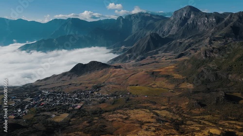Video of the Llama Village overlooking a sea of ​​clouds in Chota, Cajamarca, Peru