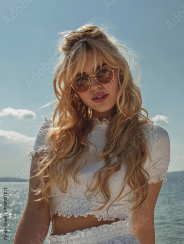 beautiful young woman portrait