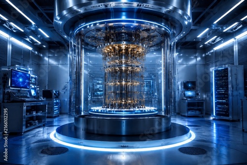 Quantum computing laboratory with advanced processor chamber