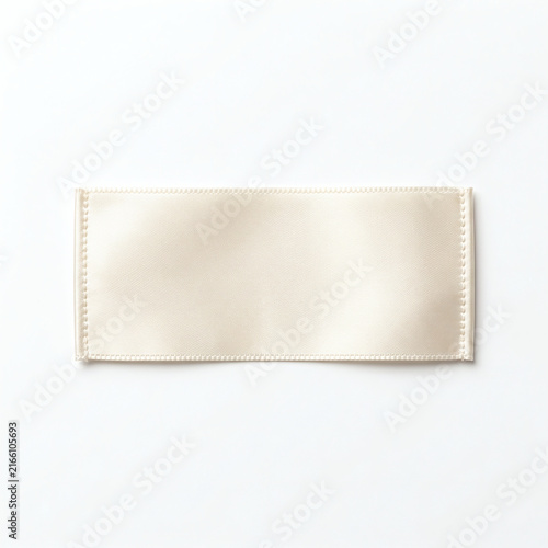 Blank Clothing Label Mockup