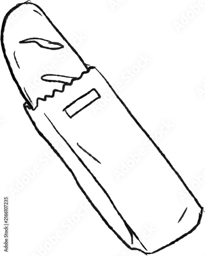Baguette in Paper Bag