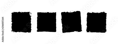 Torn paper pieces frame set with ragged memory sheets uneven edges rectangle shapes jagged edges collage elements for text boxes banners and layouts