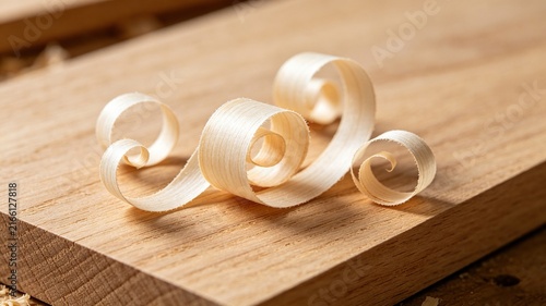 Wood Planer Shavings Curled Ribbons