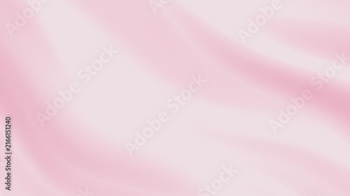 Seamless looping motion graphic of soft diagonal bands of pale pink and white drifting slowly across the frame, resembling shimmering silk with a smooth gradient.