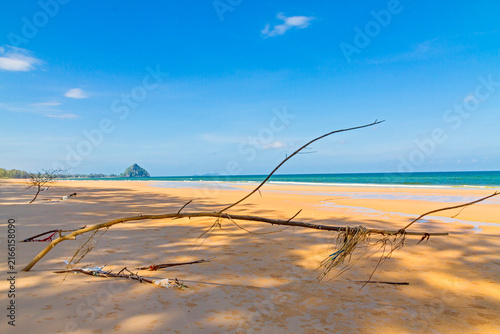 Beach and nature in summer at Bang Baet