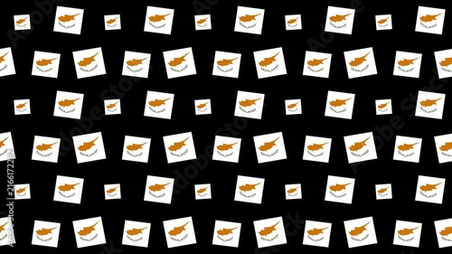 Seamless Pattern Background Featuring Repeated Cyprus Map Icons for Design