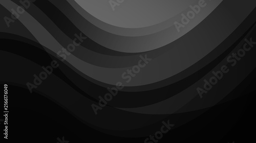 abstract waves black background