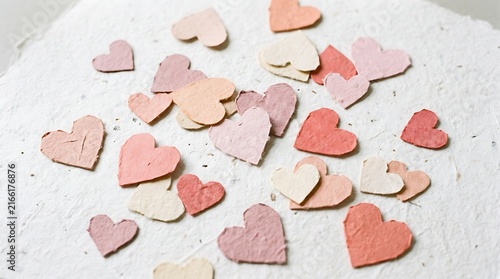Scattered vintage paper pieces with parchment background material fragment document copy space isolated creative scattered arranged