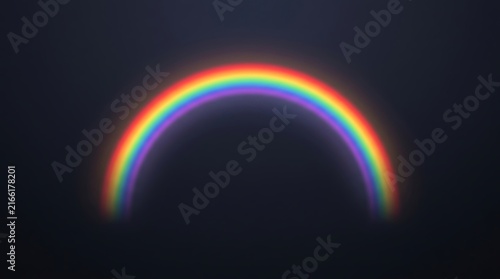 A colorful circular design with blue, gold, and red rings on a beige background