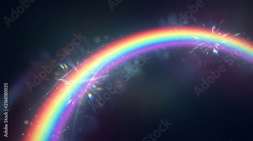 Vibrant swirling brush strokes in red, orange, and blue hues on a white background, creating a dynamic circular pattern