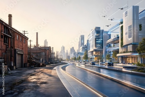 Industrial City Transformation into Futuristic Smart City