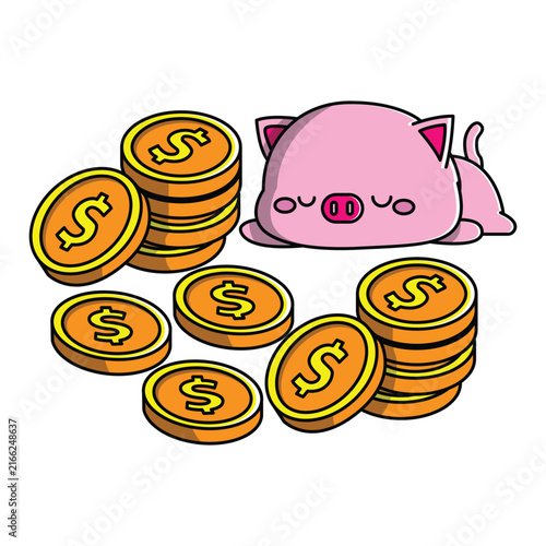 Sleeping Piggy Cash