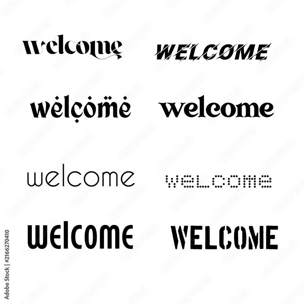 Fototapeta premium Typography design in illustration 