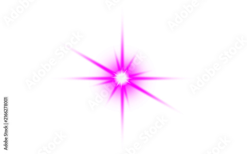 Abstract Pink Star  Light Sparkle Transparent PNG 