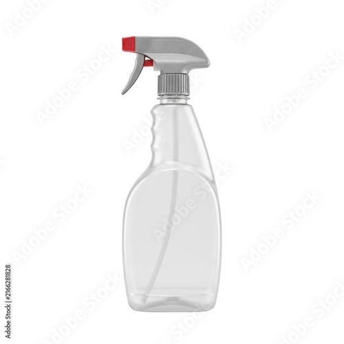 Cuadro en lienzo Clear plastic spray bottle with trigger nozzle