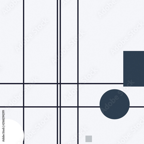 vector illustration of a black and white