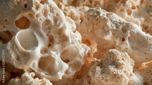 Volcanic Pumice Porous Stone Texture