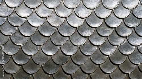 Embossed Fish Scale Metal Surface Texture