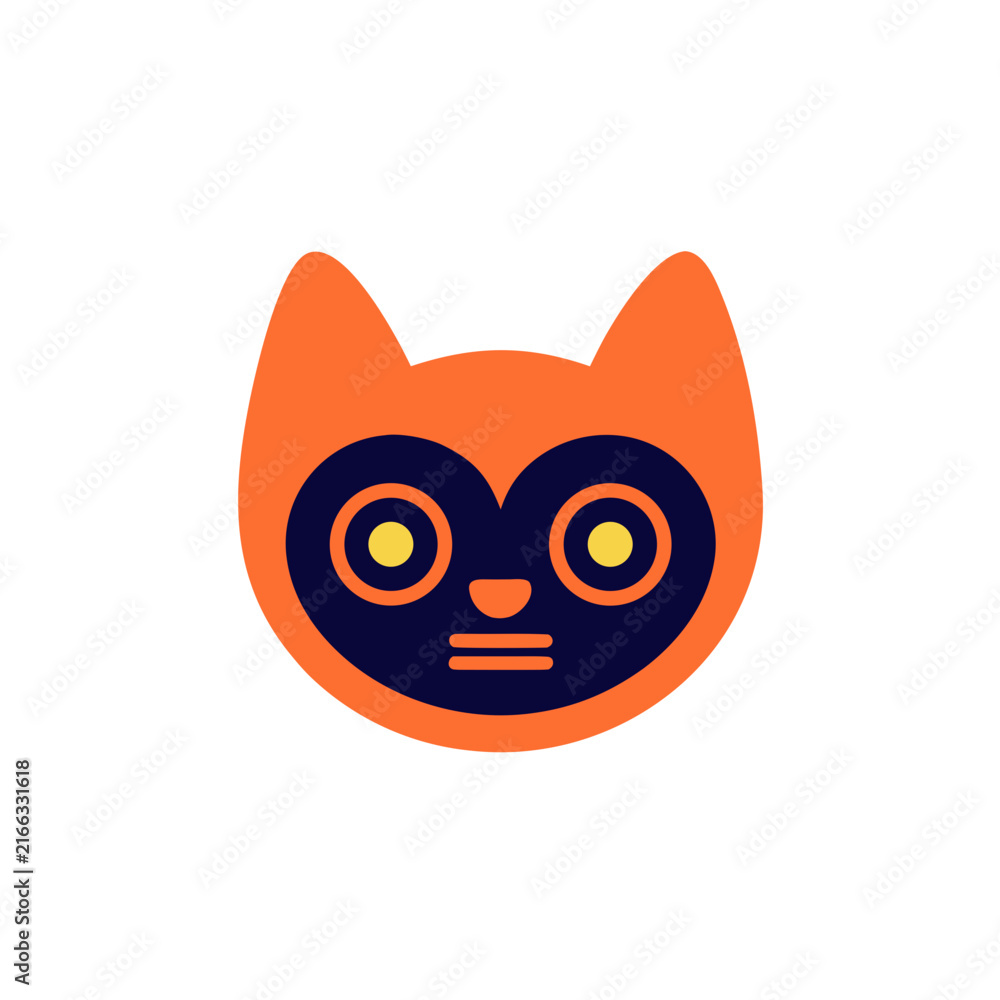 Fototapeta premium Cute Cat Pet Icon